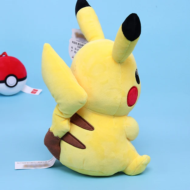 Kawaii Pikachu Charmander Squirtle Bulbasaur Lapras плюшевая кукла мягкая качественная Игрушка Аниме игровой периферический продукт подарки