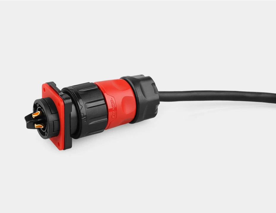 M20 2pin водонепроницаемый IP67 разъем Электроника автомобильный тв кабель/провод/панель Разъем питания пастическая розетка гнездовой разъем