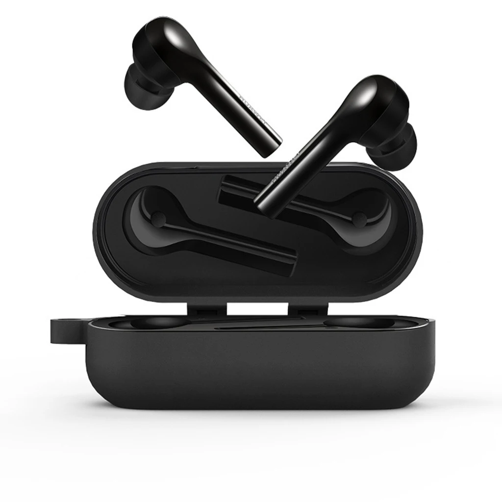 Силиконовый защитный чехол с карабином для Huawei FreeBuds Lite|Аксессуары наушников| |