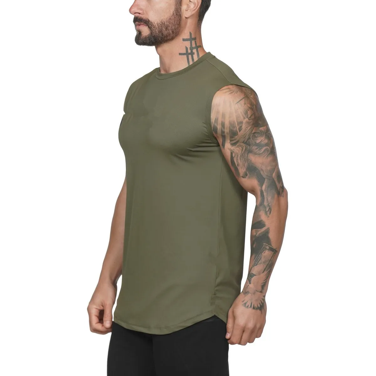 

2021 Gym Sleeveless Shirt Men Bodybuilding Tank Fitness Workout Undershirt Male Casual Summer Vest