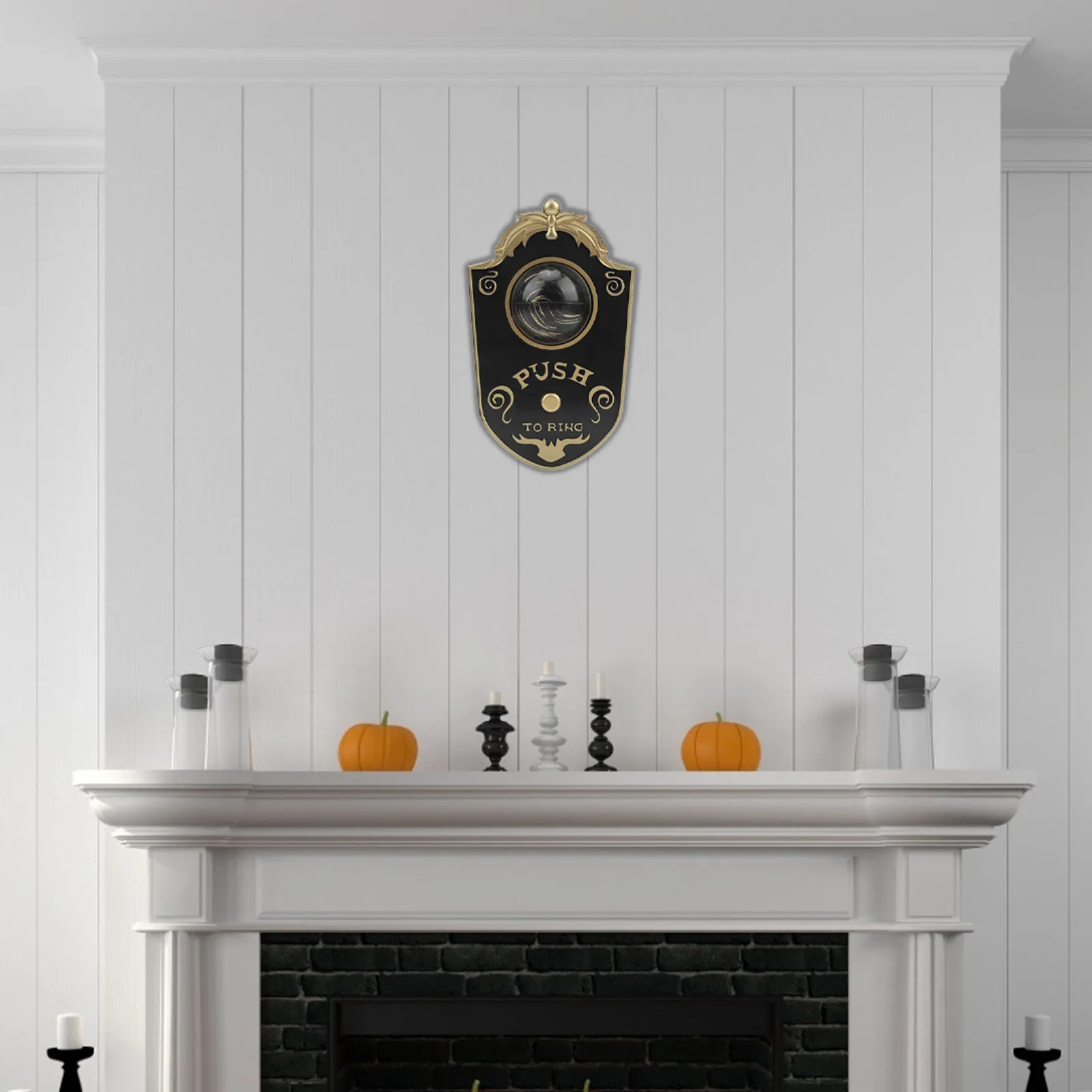 

Halloween One-eyed Doorbell Decoration Ghost's Day Glowing Hanging Piece Whole Door Hanging Plastic Doorbell Eyeball elegantly
