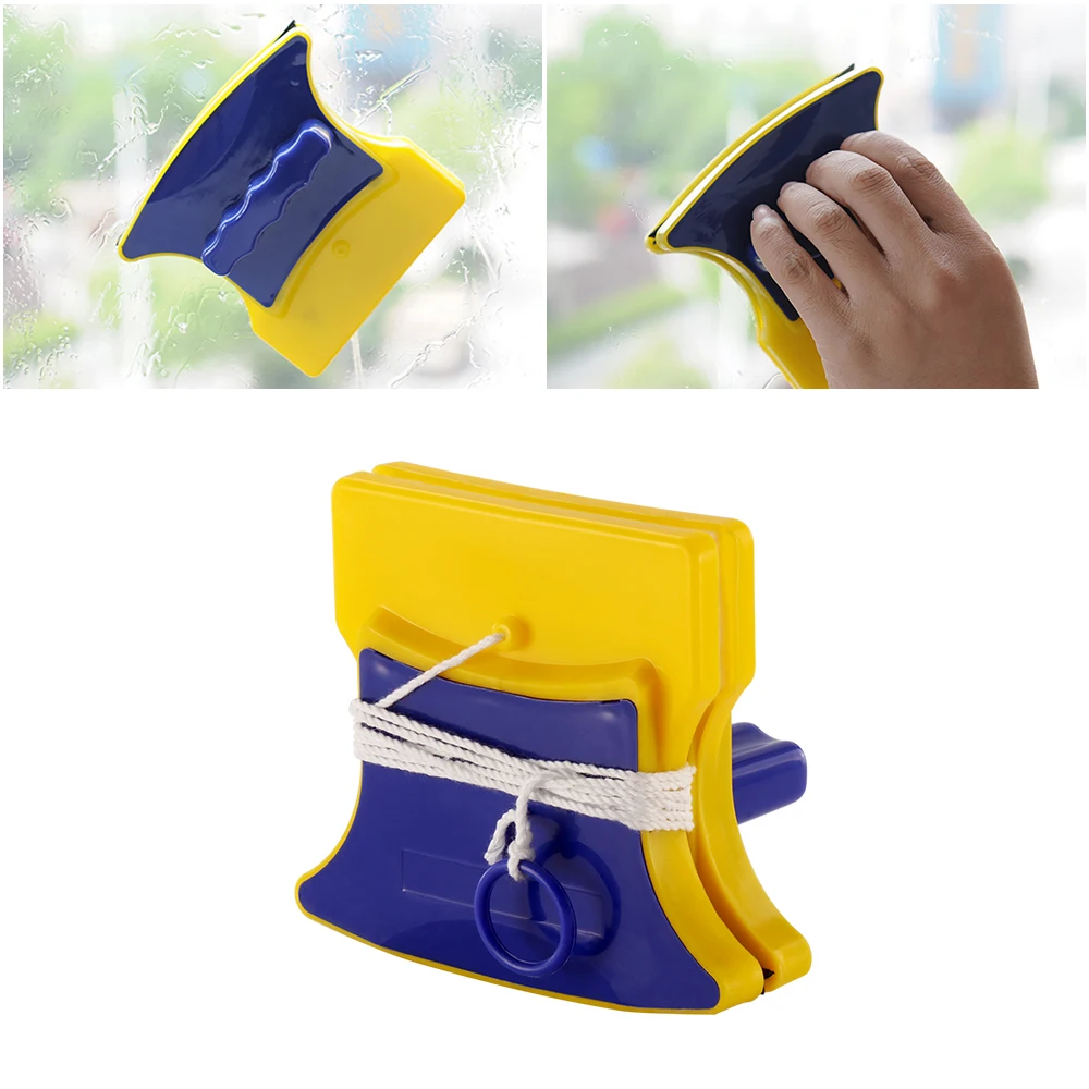 Двухсторонняя Магнитная щетка для очистки окон высокоэффективный очиститель