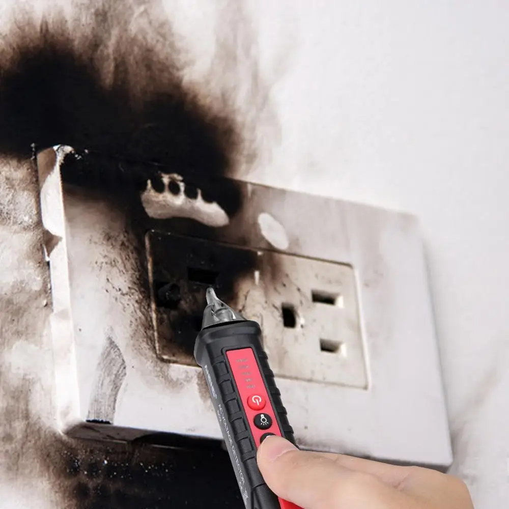 Тесты карандаш Non-контактный тестер er Мощность 2 х ААА Батарея вольт AC измерение