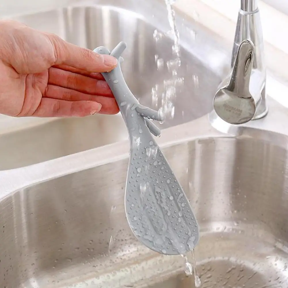 1 шт. милая рисовая ложка с изображением белки из мультфильма не липкая