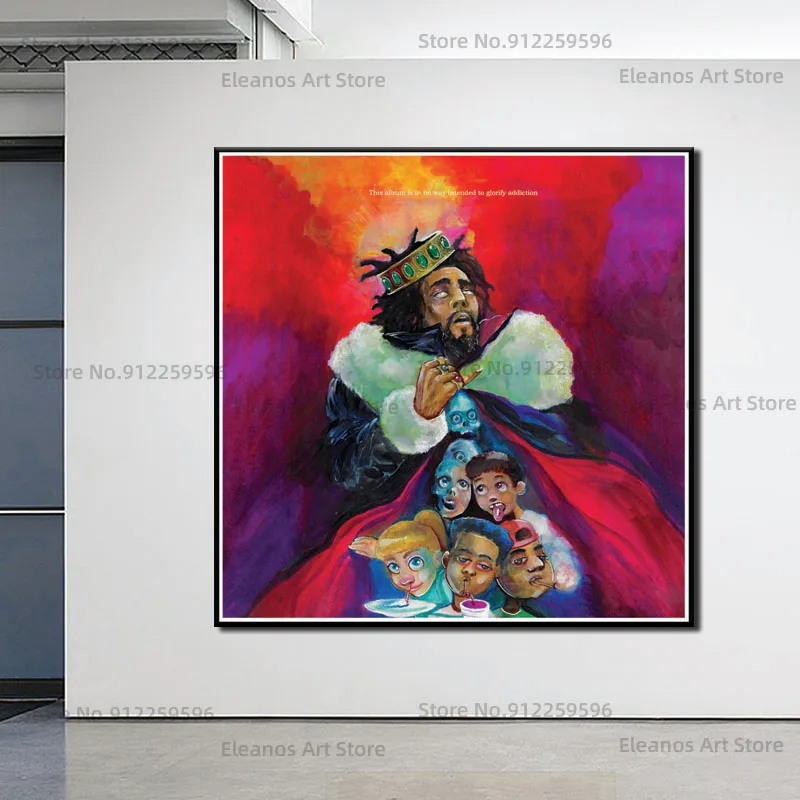 Z013 J Cole KOD The Off-Season Hot Music Обложка альбома R &amp B Хип-хоп рэп Рэппер Настенная картина