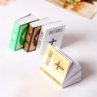 dollhouse decoration accessories 1 pc 112 dolls house mini holy bible book