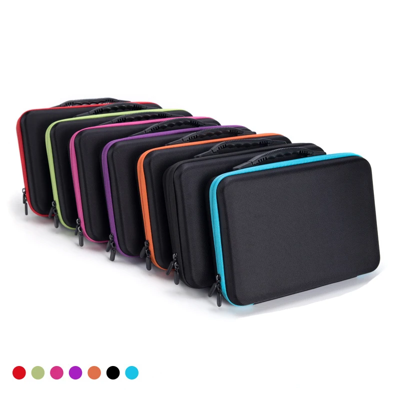 60 Bottles Diamond Painting Accessories Tool Container Storage Box Carry Case Holder Hand Bag Zipper Design Shockproof Durable