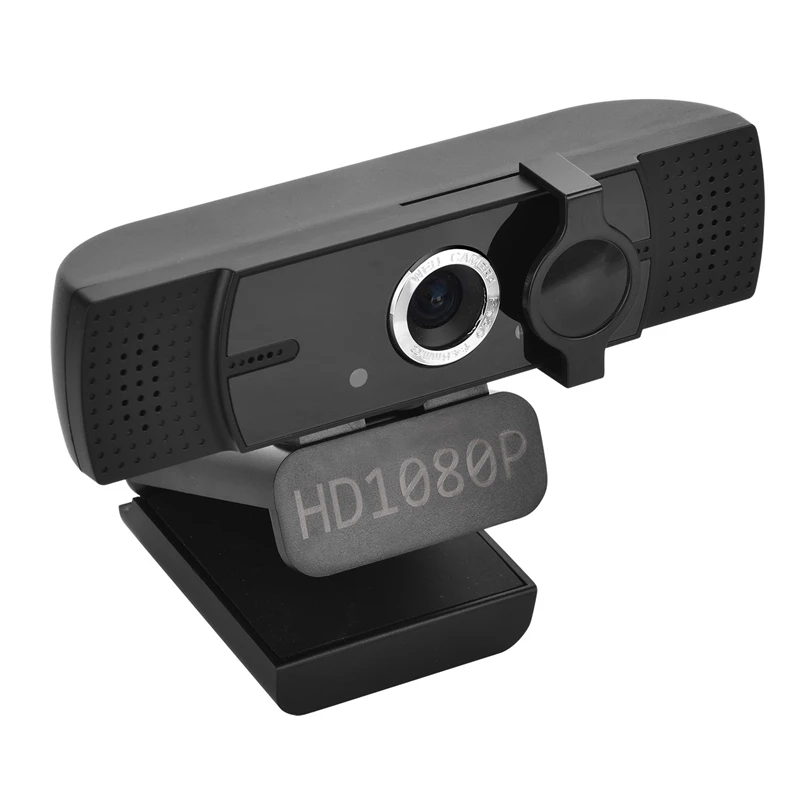 

Компьютерная камера A45 для дома и офиса, HD USB Встроенный микрофон, веб-камера для проведения встреч и прямых трансляций, Черная
