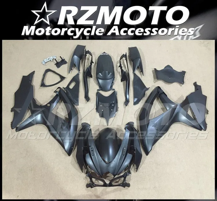 

Injection New ABS Whole Fairings kit Fit for Suzuki GSX-R 600 750 K8 2008 2009 2010 08 09 10 Bodywork set black matte all