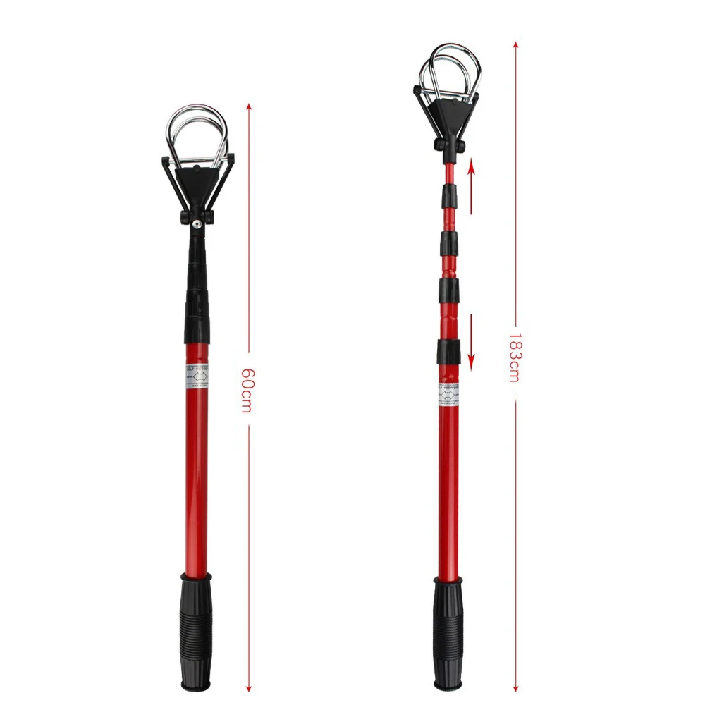 

Portable Golf Pick Up Scoop Balls Grabber Retriever Golfer Tackle Accessory Golf Ball Retriever Telescopic Golf Ball Picker