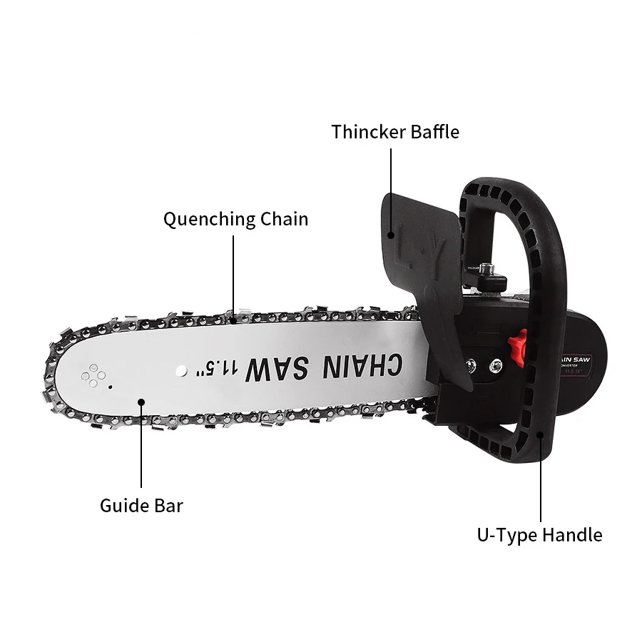 

Electric Tool Grinder Variable Saw Polishing Machine To Chainsaw Converter 12 "Angle Grinding