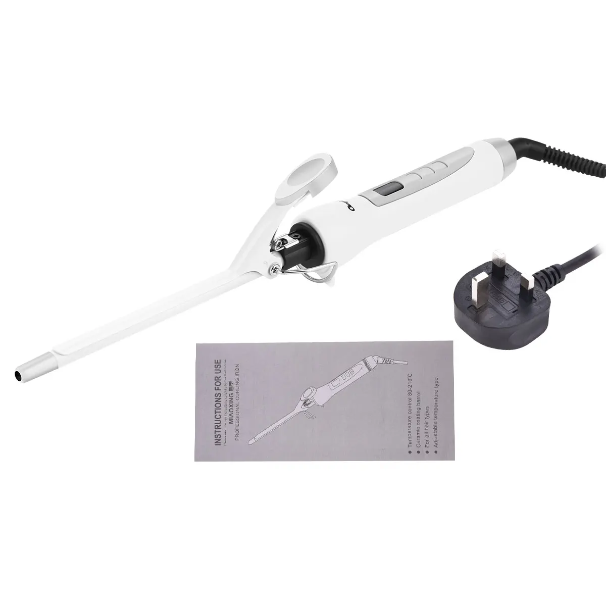 

Professional 9mm Curling Iron Hair LED Display Soft Waver Pear Flower Cone Ceramic Curling Wand Roller Beauty Salon Hair Curlers