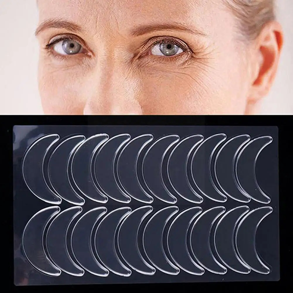 

10 пар, Многоразовые водонепроницаемые силиконовые накладки для кожи вокруг глаз