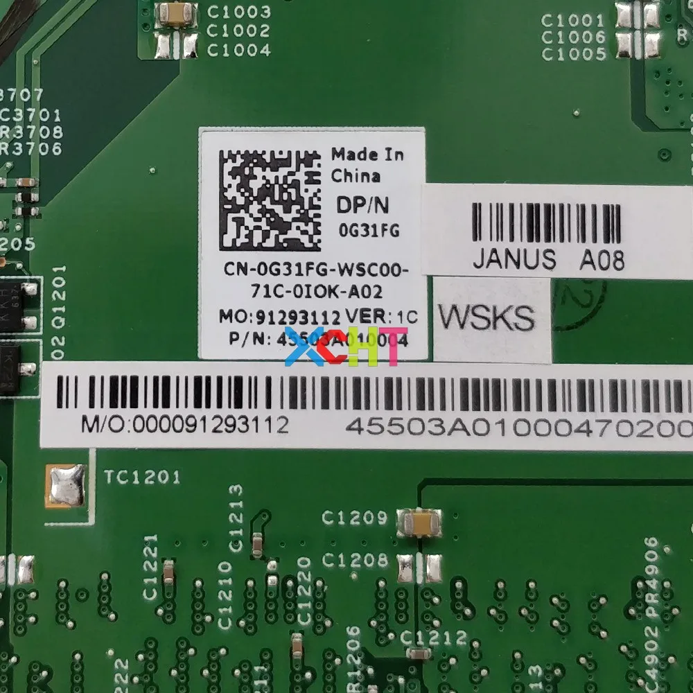 Для Dell Inspiron 3446 3546 3449 3549 CN-0G31FG 0G31FG G31FG 3205U 13302-1 ПРБ. MRF1C REV: A00 Материнская плата