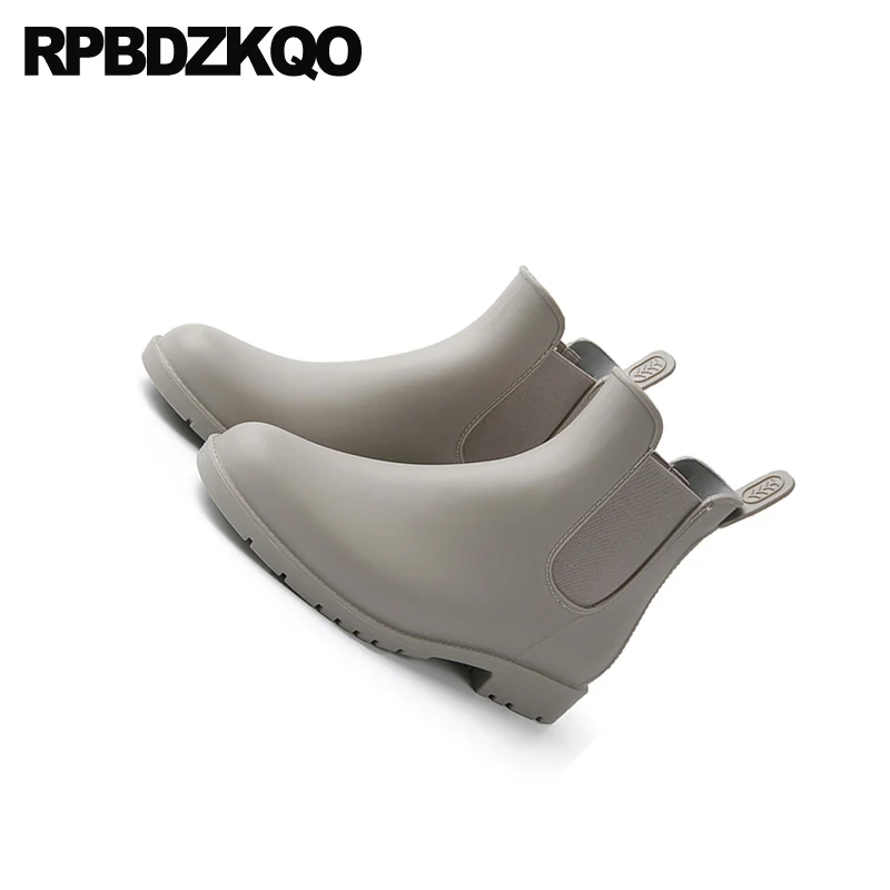 Пинетки трендовая обувь на плоской подошве для дождливой погоды женские