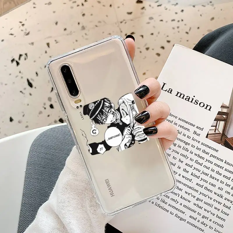 

Jamular Toilet Bound Hanako Phone Cases Transparent for Samsung A71 S9 10 20 HUAWEI p30 40 honor 10i 8x xiaomi note 8 Pro 10t 11