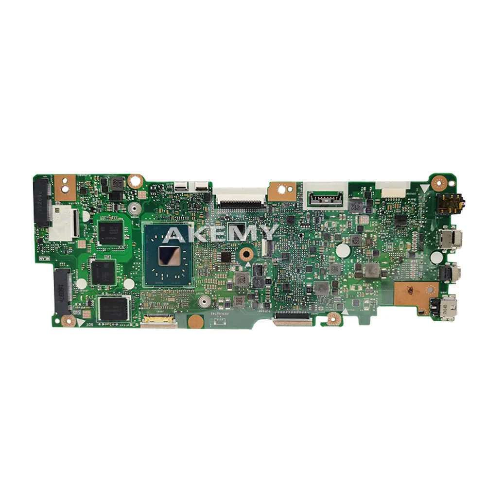 Для For Asus Vivobook Flip TP401MA TP401M материнская плата N4000 8 Гб RAM с 128G SSD|Материнские платы| |
