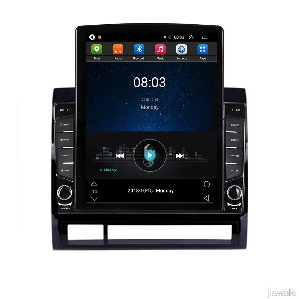 

9.7" octa core tesla style vertical screen Android 10 Car GPS radio Navigation for Toyota TACOMA 2005-2013