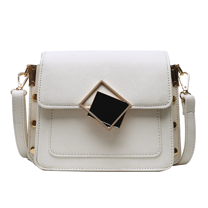 

Contrast Color PU Leather Crossbody Bags For Women 2020 Fashion Shoulder Simple Bag Phone Purses and Handbags bolsos para mujer