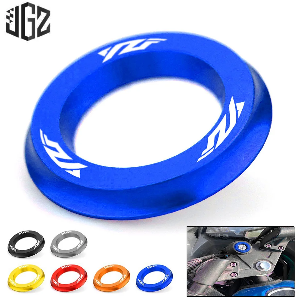 Алюминиевая крышка ключа зажигания CNC для мотоцикла круглая Yamaha YZF R1 R3 R6 R15 R25 R125 2013