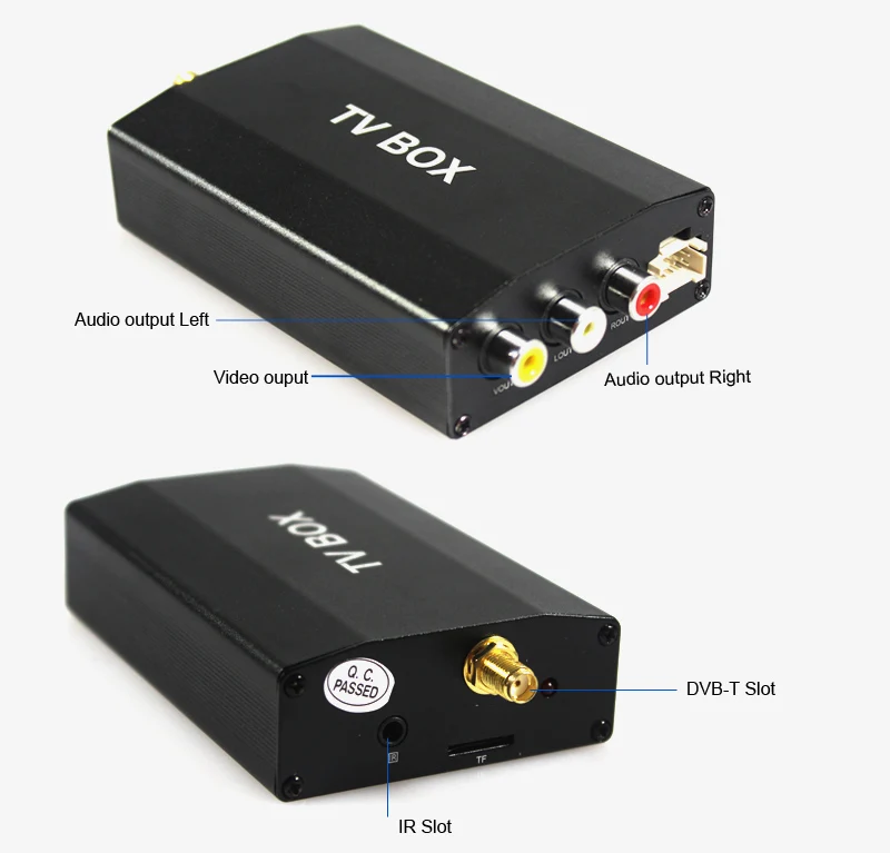 DVB T/ISDB T цифровой ТВ Box тюнер ресивер для автомобиля Мультимедиа Стерео Радио