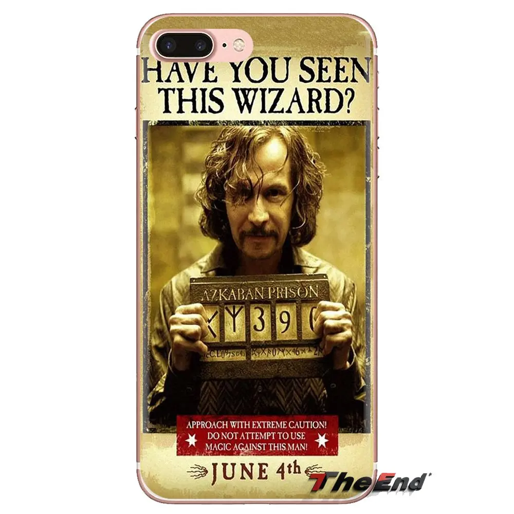 Мягкий чехол для samsung Galaxy S2 S3 S4 S5 MINI S6 S7 edge S8 S9 Plus Note 2 3 4 5 8 Coque Fundas узник azkaban sirius