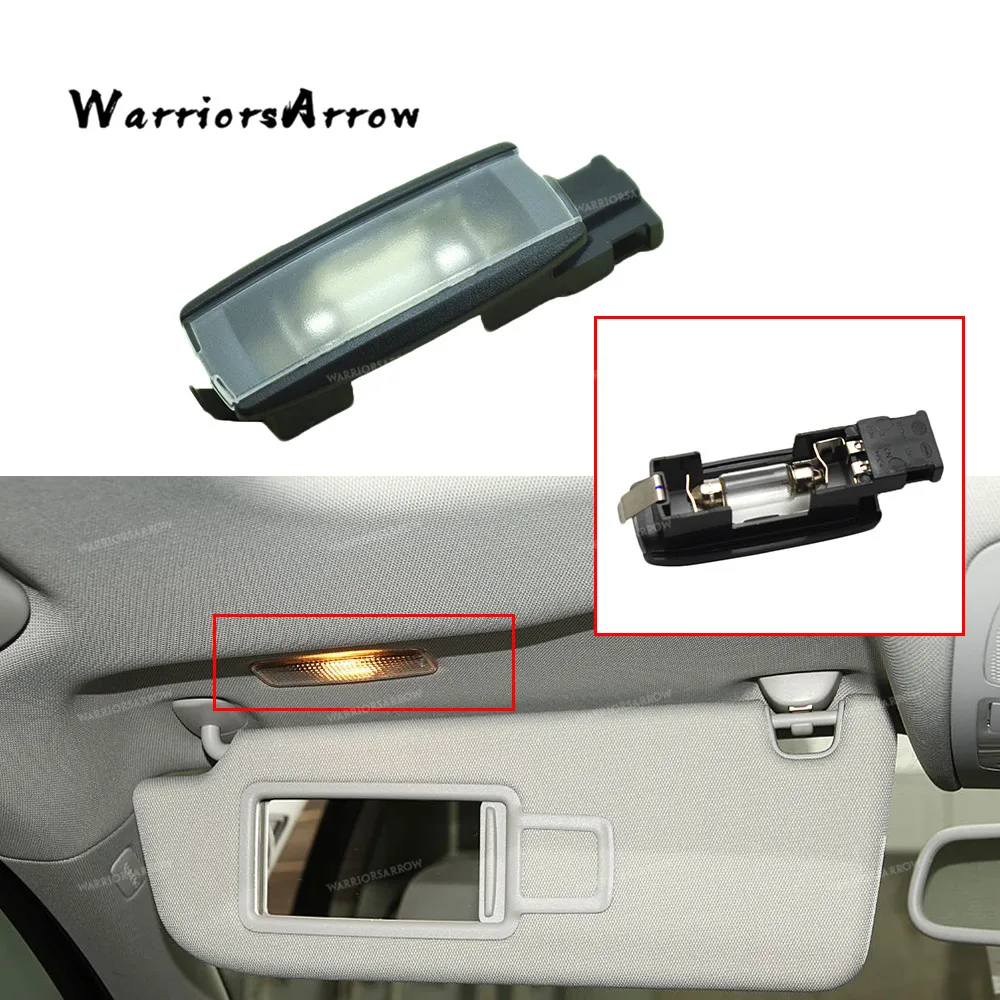 

WarriorsArrow Black Interior Dome Map Reading Light Lamp For VW POLO CC EOS Golf Jetta Passat Tiguan Bettle Touran 1K0947109