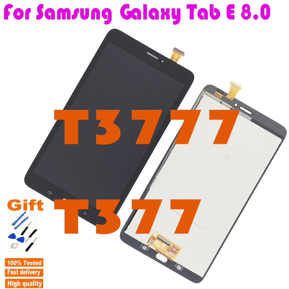 AAA + для Samsung Galaxy Tab E 8 0 T3777 T377 ЖК дисплей сенсорный экран дигитайзер стеклянная