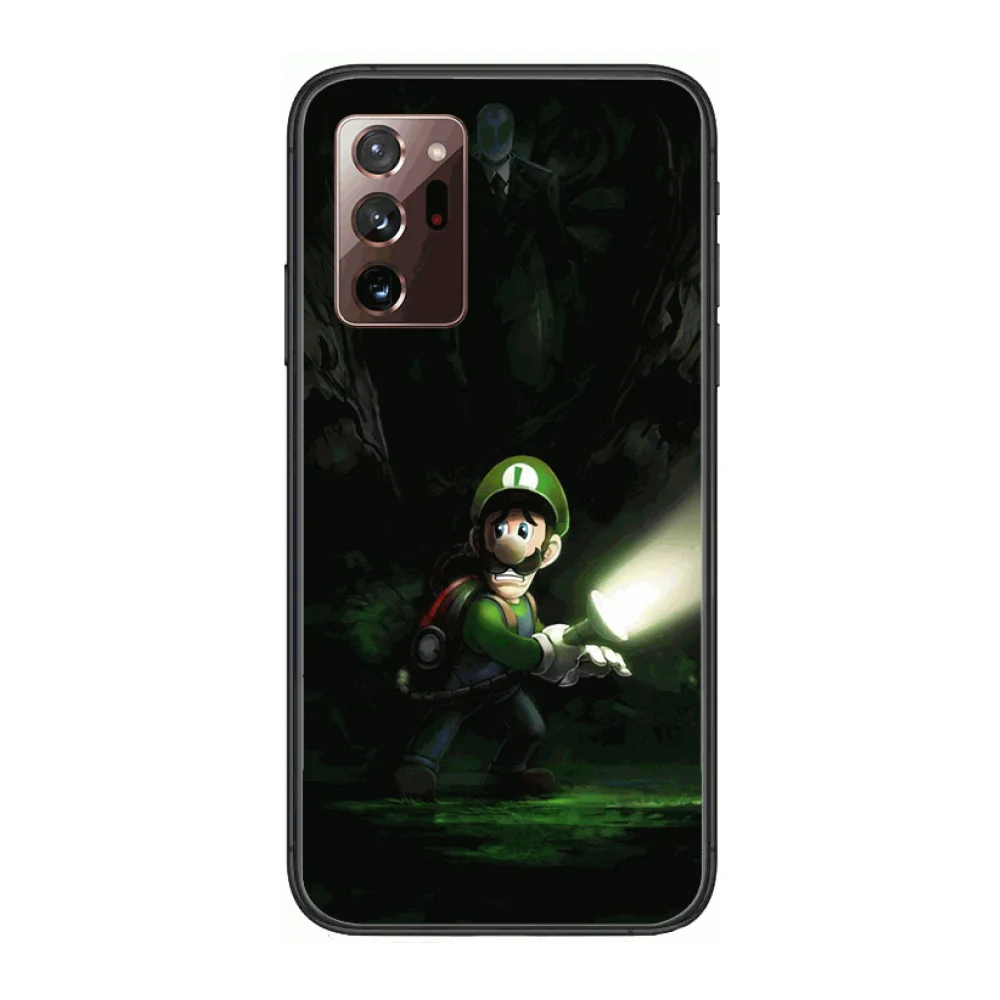 

interesting Super Mario plus frosted anti-drop phone case Phone Case cover hull For SamSung note20 10 9 8 4 pro plus black pri