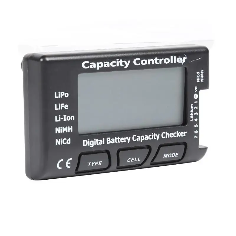 

RC CellMeter-7 2.1 inch Digital Battery Capacity Checker Practical Durable and Portable Screen Display for LiPo LiFe Li-ion