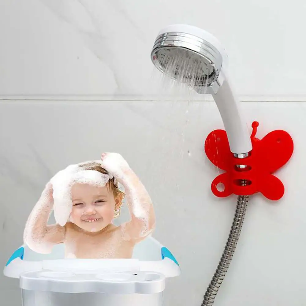 Ванная комната бабочка кронштейн сильный прикрепляемые Насадки для душа