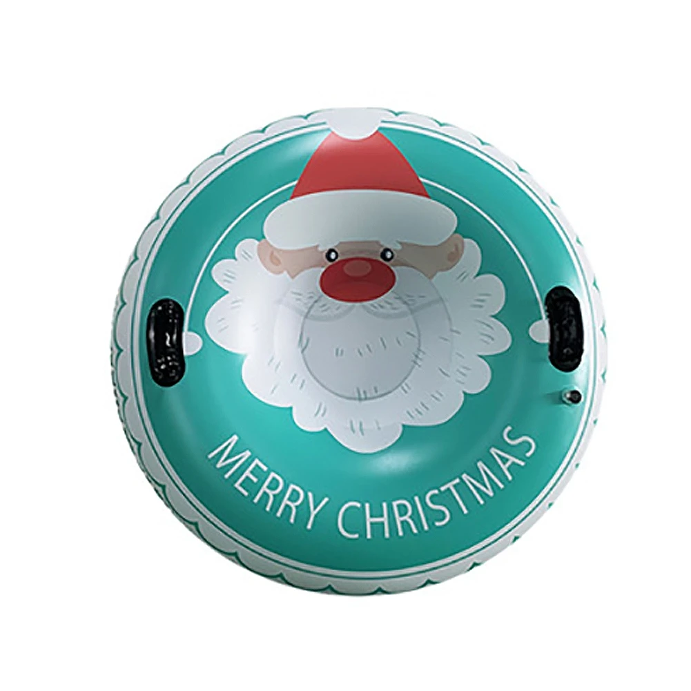 

Snow Toy Winter Inflatable Ski Circle Ski Circle With Handle Durable Children Adult Snow Tube Skiing Thickened Floated Sled