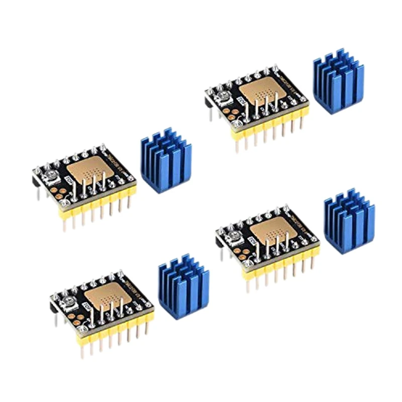 3d принтер Часть Stepstick Mute TMC2130 V3.0 шаговый двигатель драйвер с радиатором для SKR V1.3