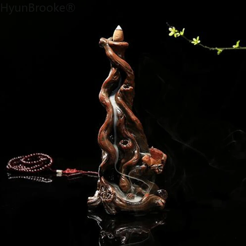 Креативная башня с запахом дыма курильница для благовоний керамическая из