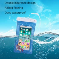 floating airbag inflatable universal waterproof phone bag water proof bag mobile cover for iphone 12 11 pro max 8 xiaomi samsung