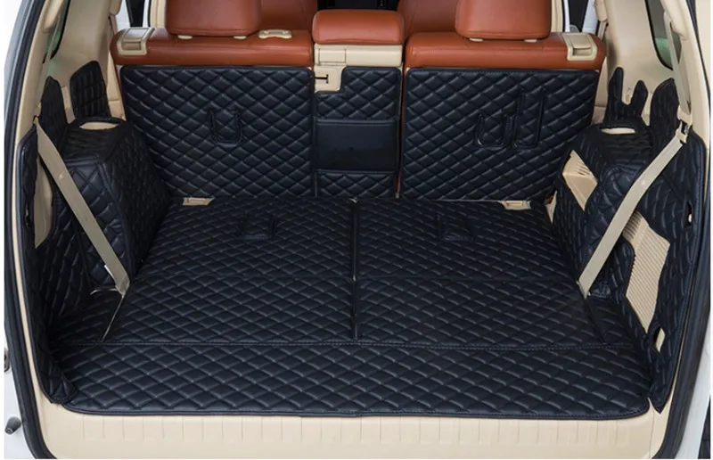 Полный Комплект ковриков для багажника автомобиля + задней двери Toyota Land Cruiser Prado 150
