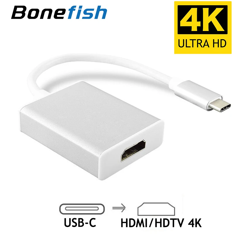 USB Type C to HDMI HDTV 4K Converter for Huawei Mate P40 Pro Honor MacBook Samsung Galaxy S10 USB-C HDMI Compatible Adapte