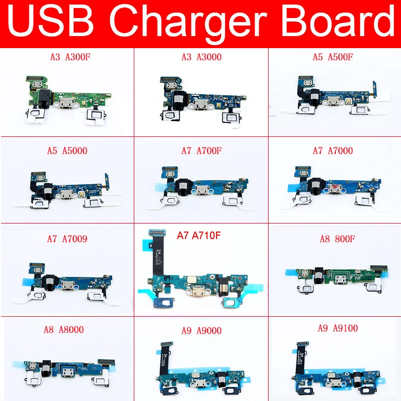 USB плата для зарядки Samsung Galaxy A3 A5 A7 A8 A9 Pro 2015 2016 A700F A710F A7000 A7009 A800F A8000 A9000 A9100|Шлейфы