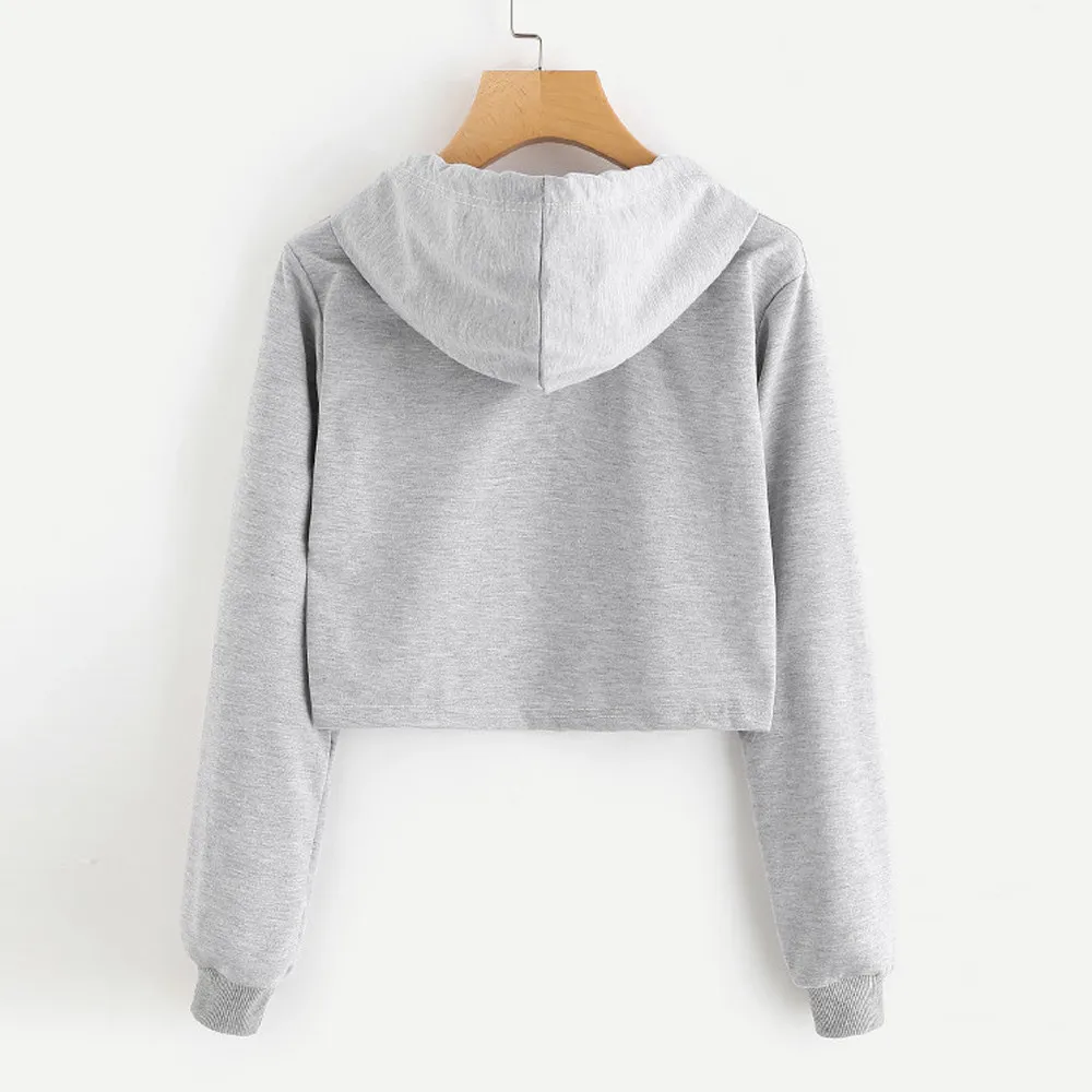 Женская толстовка с капюшоном и длинным рукавом | одежда