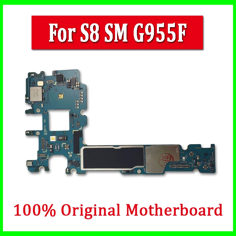 Материнская плата для Samsung S8 Plus G955F оригинальная разблокированная материнская