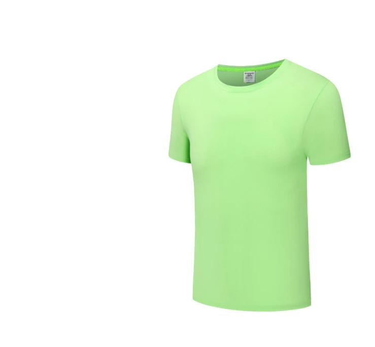 

Solid color cotton sports short sleeve round neck advertising custom logo cultural shirt sportswear T-shirt printing CHB22