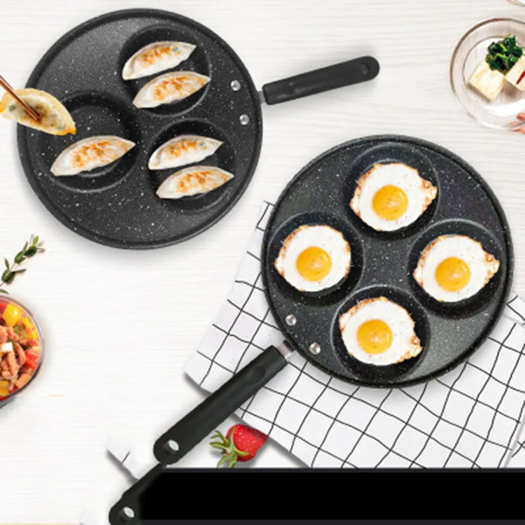 

Household Aluminum Breakfast Frying Pan Non-Stick Cooking Pan Kitchen Utensils Non-stick Egg Pancake Steak Pan Cooking Egg Ham