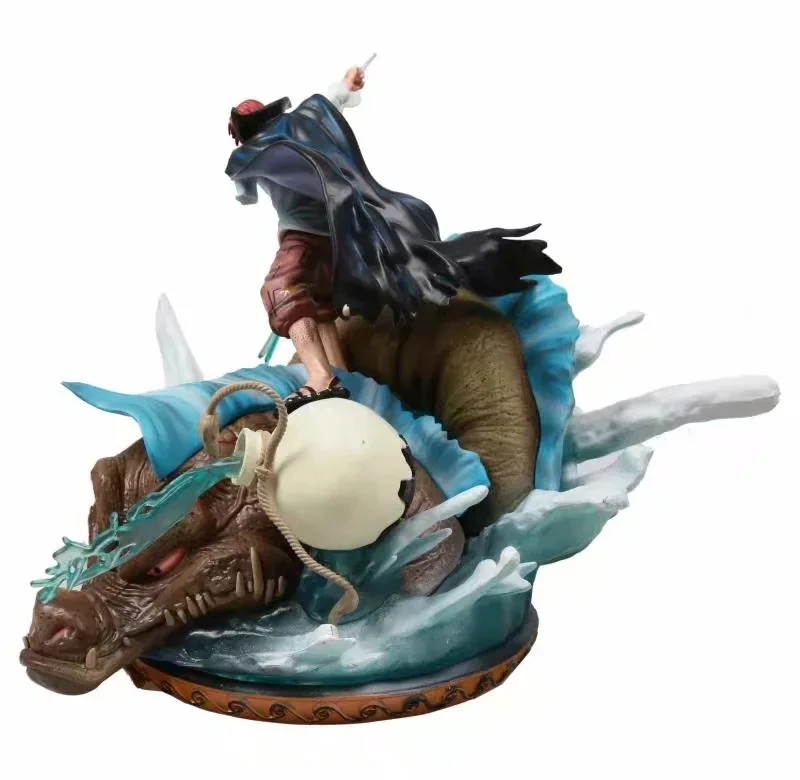 

Anime One Piece Akakami no shankusu GK PVC Action Figure Collectible Model doll toy 27cm