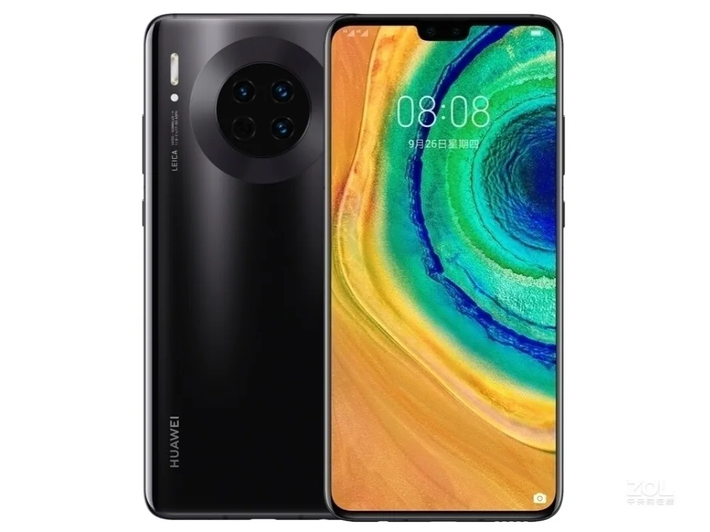 Мобильный телефон huawei mate 30 Kirin 990 Android 10,0 6,6" FHD 2340X1080 8 Гб ram 128 ГБ rom 40.0MP 40 Вт супер зарядное устройство IR Qi