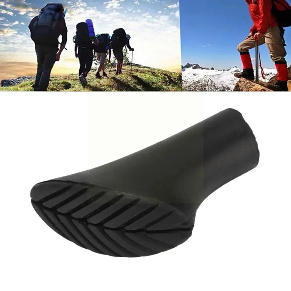 

6pcs Nordic Walking Pole Trekking Pole Tip Protectors Rubber Pads Buffer Replacement Tips End For Hiking Stick Accessories