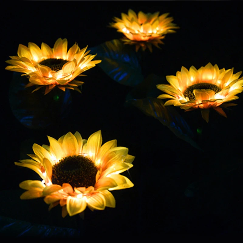 

Solar LED Outdoor Lights Solar Lawn Lamp for Sunflower Lantern Outdoor Garden Decoration Light WWO66