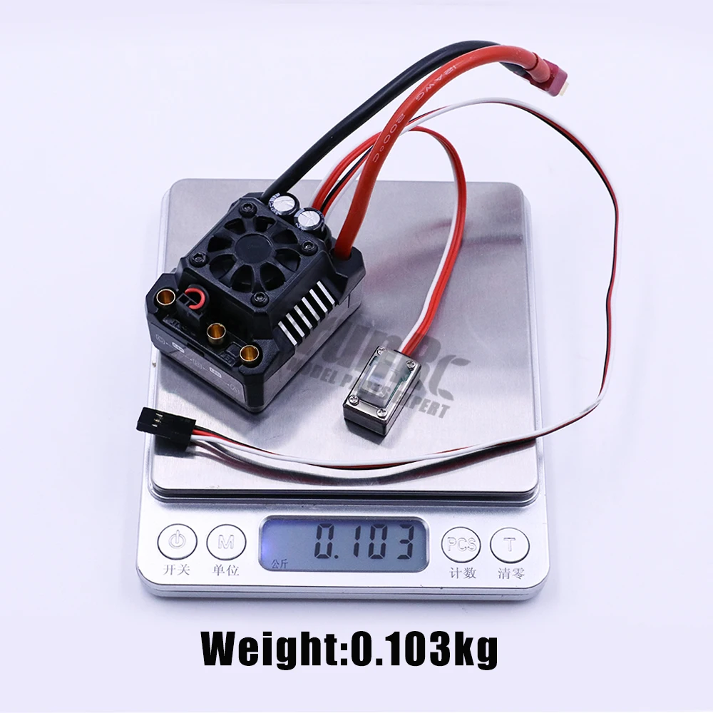 1 шт. HOBBYWING MAX10 SCT RTR 120A бесщеточный ESC для 1/10 SCT грузовик Moster грузовик Радиоуправляемая машина