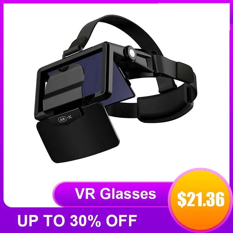 AR очки 3D VR наушники виртуальной реальности картонные гарнитуры для 4 7-6 3 дюймов