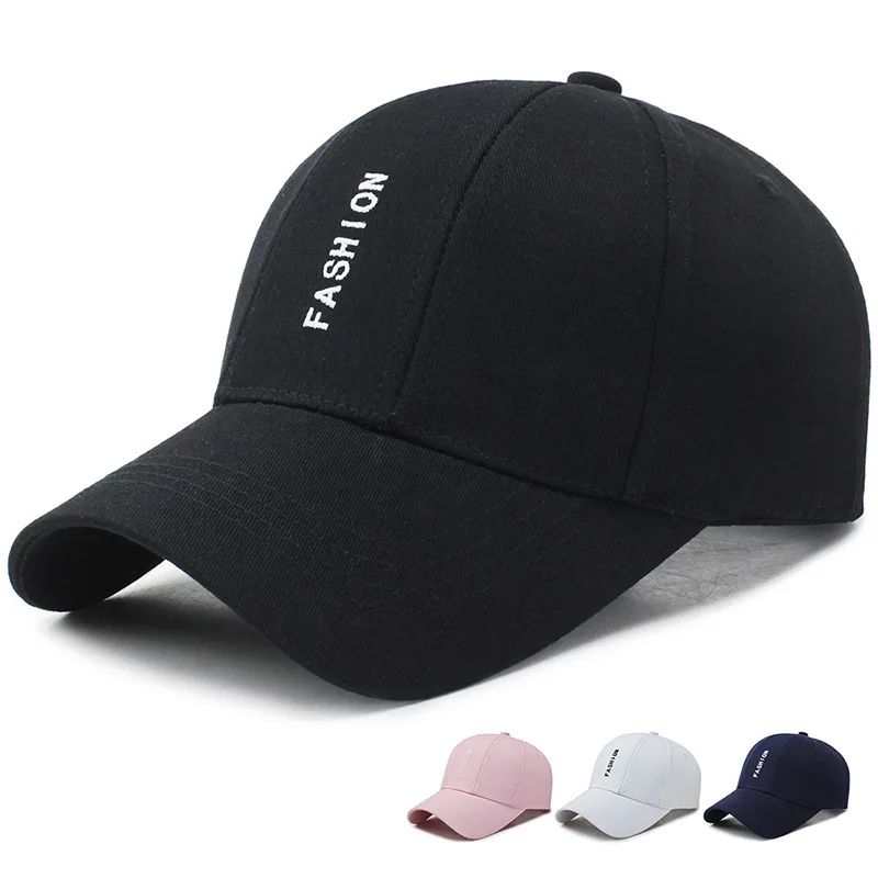 

2021 Summer Sunscreen Sunshade Cotton Letter Baseball Cap Men's and Women's Universal Outdoor Hat