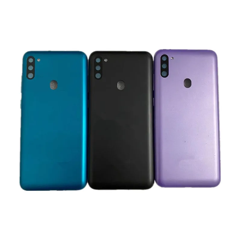 

M11 Housing For Samsung Galaxy M11 M115 Battery Cover Repair Replace Back Door Phone Rear Case + Logo